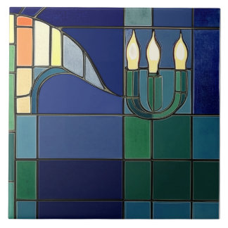 Azulejo Charles Rennie Mackintosh Candles – Right Side