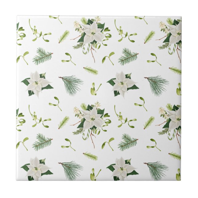 Azulejo Charming Floral Pattern Ceramic Tile for Home Inte (Frente)