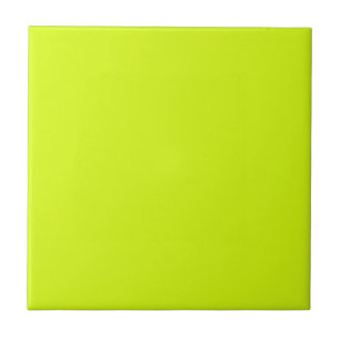 Azulejo Chartreuse Color sólido amarillo