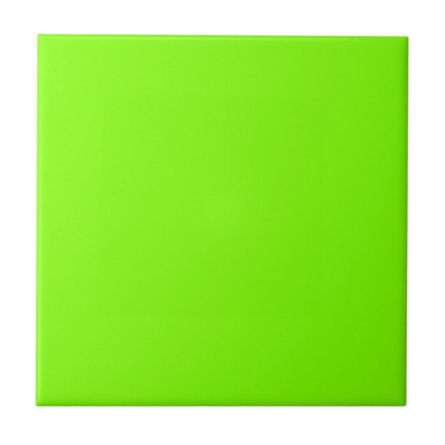 Azulejo Chartreuse/Neon Green 7FFF00 Color & Image Option (Frente)