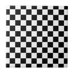 Azulejo Checkered Flag Racing Chess Checkers Chessboard