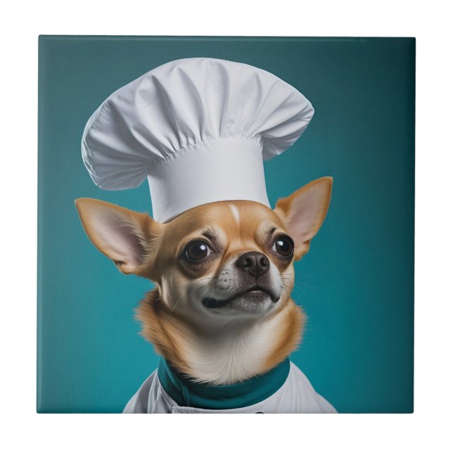 Azulejo Chef Chihuahua (Frente)