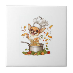 Azulejo Chef Chihuahua � Maestro Canino Culinario