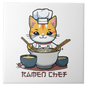 Azulejo Chef de Ramen