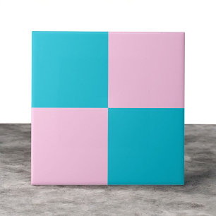 Azulejo Chequera rosa azul Verde azulado negrita tablero d