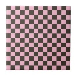 Azulejo Cherry blossom checkered board pattern