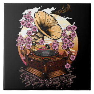 Azulejo Cherry Blossom Musical