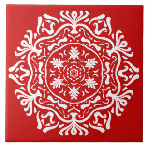Azulejo Cherry Mandala