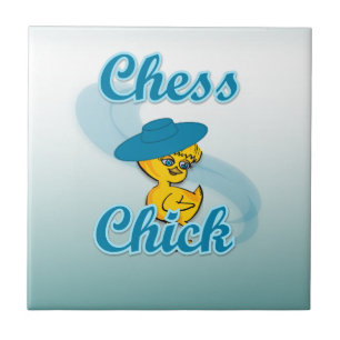 Azulejo Chess Chick #3