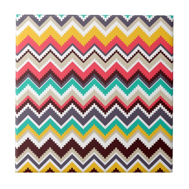 Azulejo Chevron azteca #3 en VictoriaShaylee (Frente)