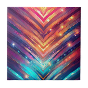 Azulejo Chevron brillante número dos