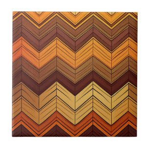 Azulejo Chevron estilo retro artístico