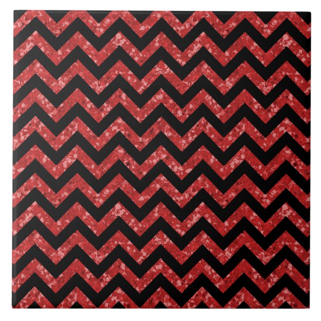 Azulejo Chevron Purpurina Look Tile (Frente)