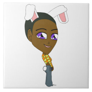 Azulejo chibi bunnygirl