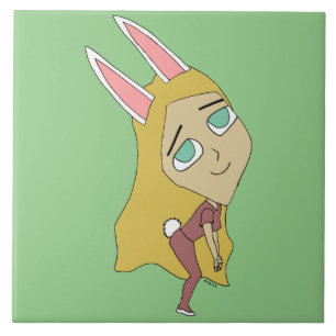 Azulejo chibi bunnygirl