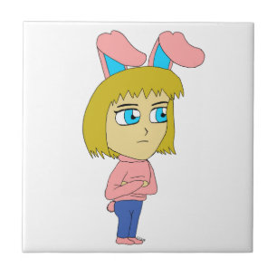 Azulejo chibi bunnygirl
