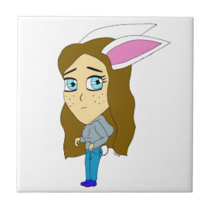 Azulejo chibi bunnygirl
