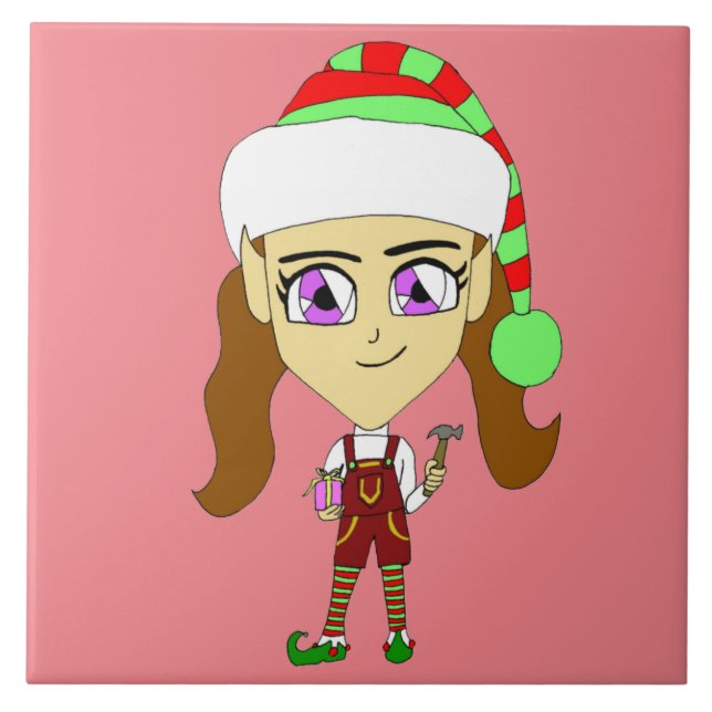 Azulejo chibi elf (Frente)