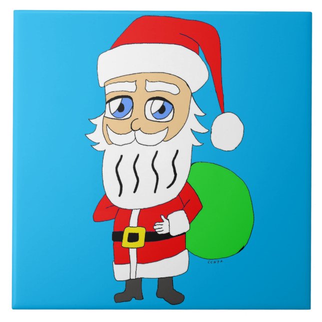 Azulejo Chibi Santa Claus (Frente)