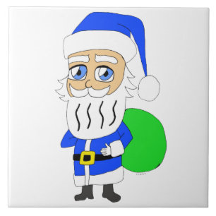 Azulejo chibi Santa Claus