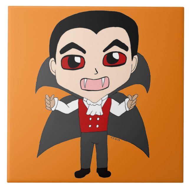 Azulejo chibi vampire (Frente)
