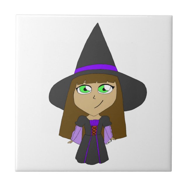 Azulejo chibi witch (Frente)