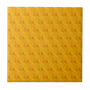 Azulejo Chic Apricot Crush Floral Abstracto