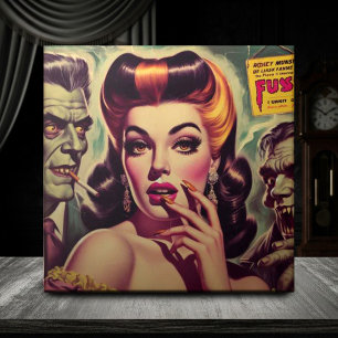 Azulejo Chica de Gótico de horror de época