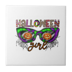 Azulejo Chica de Halloween
