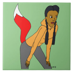 Azulejo chica foxy