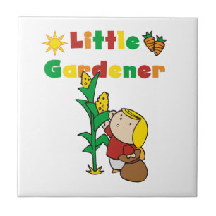 Azulejo Chica Little Gardener