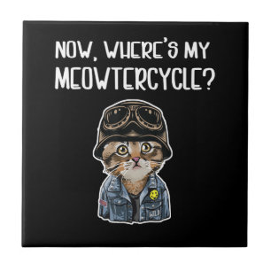 Azulejo Chica Que Ama El Regalo De Los Gatos Para Los Aman