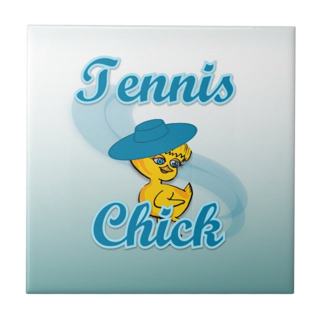 Azulejo Chick de tenis #3 (Frente)