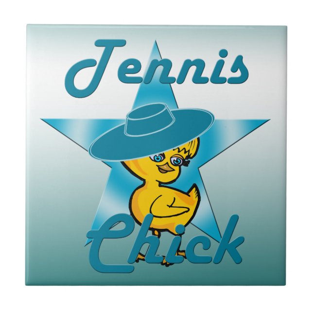 Azulejo Chick de tenis #7 (Frente)