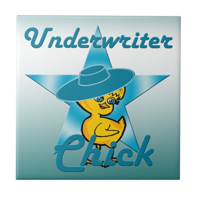 Azulejo Chick de Underwriter #7 (Frente)