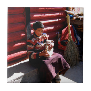 Azulejo Chico tibetano
