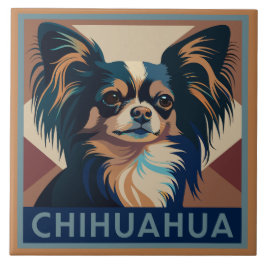 Azulejo Chihuahua es una bandera tricolor