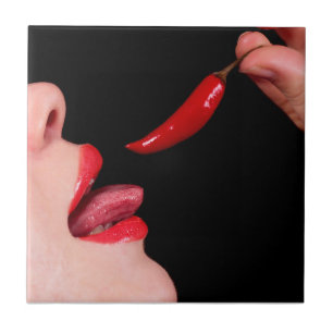Azulejo Chili pepper lips