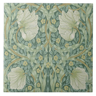 Azulejo Chimenea cerámica William Morris diseños 05