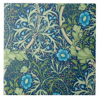 Azulejo Chimenea cerámica William Morris diseños 08
