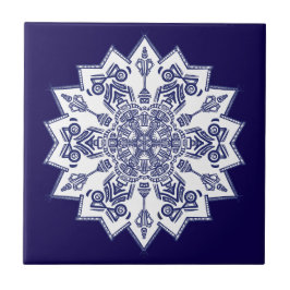 Azulejo China azul Mandela