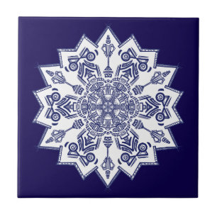 Azulejo China azul Mandela