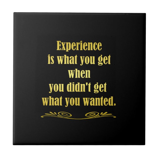 Azulejo Chiste de obtención de experiencias divertidas (Frente)