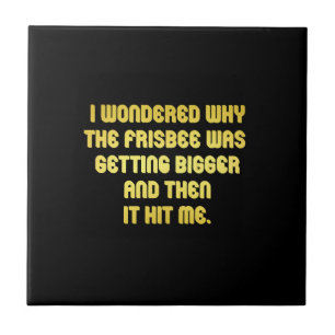 Azulejo Chiste Funny Frisbee
