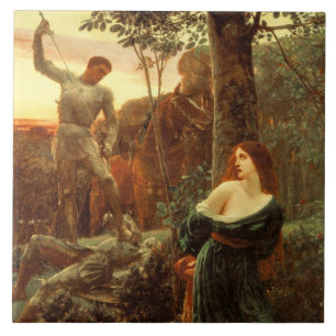 Azulejo Chivalry (de Frank Dicksee)