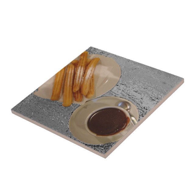 Azulejo Chocolate y Churros (Lado)