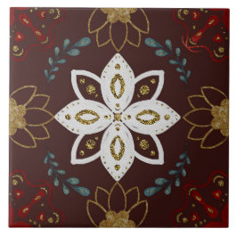 Azulejo Christmas Folk Nordic Art