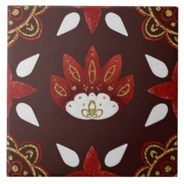 Azulejo Christmas Folk Nordic Art