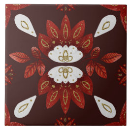 Azulejo Christmas Folk Nordic Art