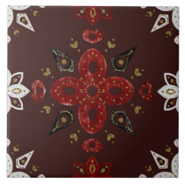 Azulejo Christmas Folk Nordic Art